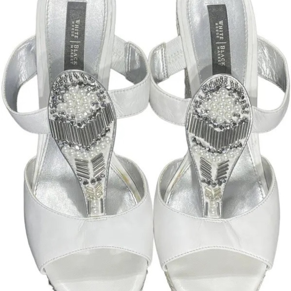 White House Black Market Wedge Sandals